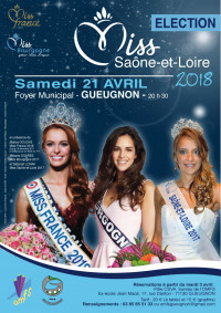 Affiche election miss saone et loire