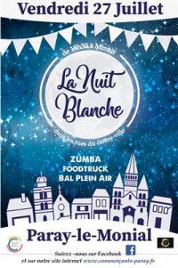 Affiche nuit blanche 2018 40x60
