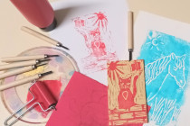 Atelier enfant "Paysage - gravure"