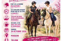 Randonnée équestre Octobre rose