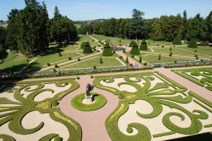 Jardin du château de Drée à Curbigny (crédits ADT-A. De Almeda, L Chocat)
