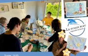 Atelier aquarelle en famille