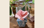 Atelier collectif d’origami : Potée fleurie